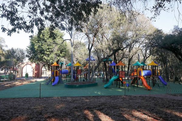 Parque Tarquínio está ficando ainda mais bonito