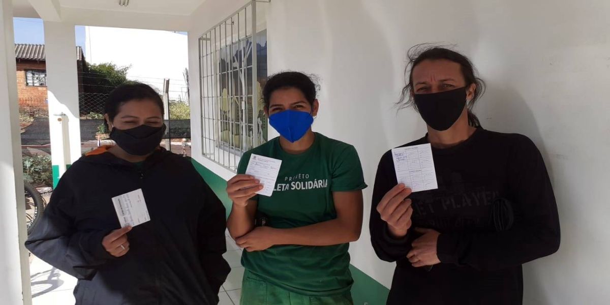 Meio Ambiente garante imunização contra a Covid-19 aos cooperados dos Ecopontos