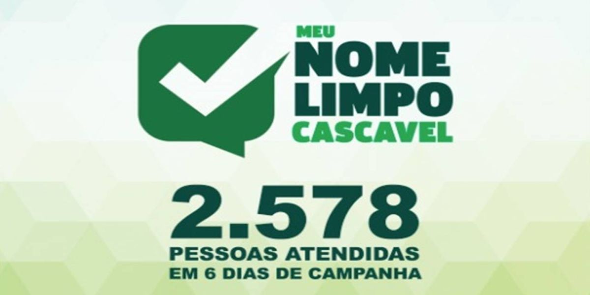 Campanha Meu nome limpo supera expectativas e terá uma segunda edição