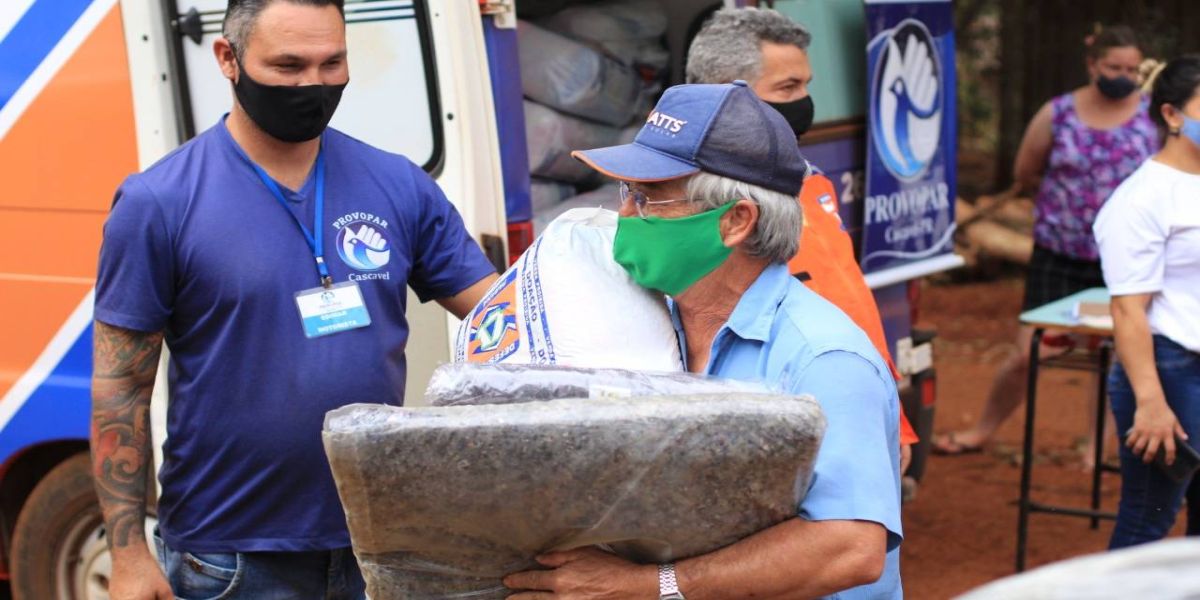 Provopar leva solidariedade às comunidades do interior