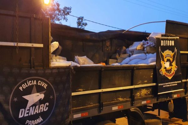 Denarc Cascavel apreende 5.315 quilos de maconha em ação integrada com DOF/MS e DEFRON/MS