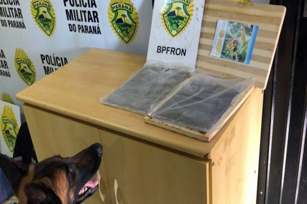 Imagem referente a notícia: BPFRON apreende drogas ocultas em tábuas de carne na cidade de Cascavel