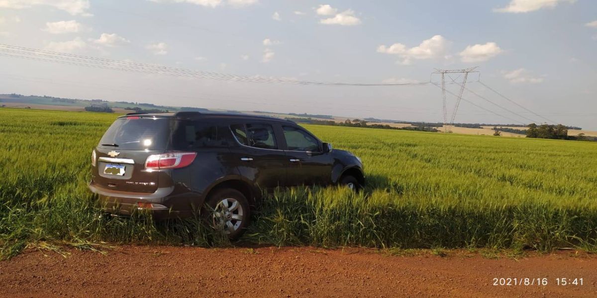 Patrulha Rural recupera GM/Trailblazer furtada em Pérola do Oeste na BR-467