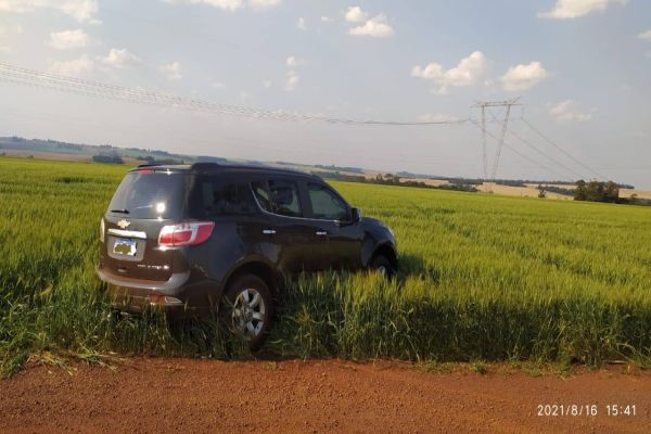 Patrulha Rural recupera GM/Trailblazer furtada em Pérola do Oeste na BR-467