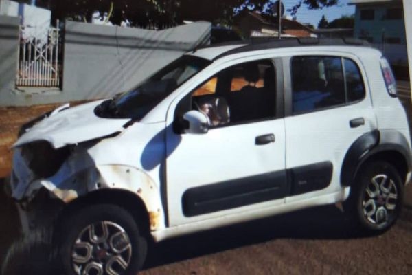 Homem é detido pela PM após colisão de trânsito na Rua Sete de Setembro