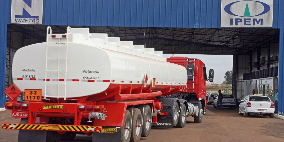 Agendamento no Ipem-PR para verificação de caminhão-tanque agora é apenas online