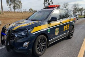 Imagem referente à notícia: Motorista morre após caminhão com contêiner tombar na BR-277 em Fernandes Pinheiro
