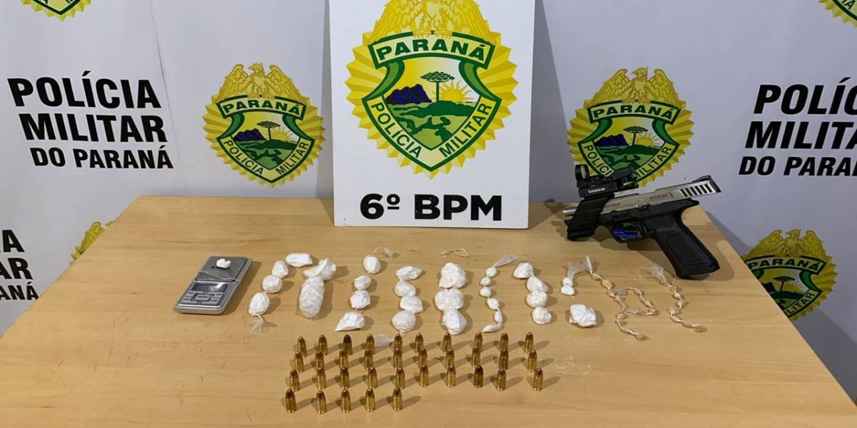 Quadrilha é presa por tráfico de drogas após denuncia de violência doméstica no Bairro Floresta