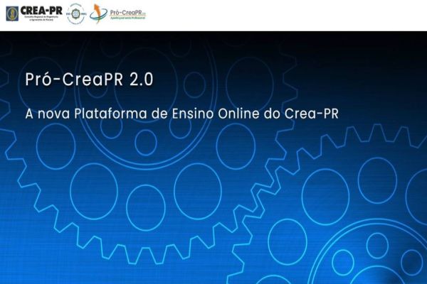 Plataforma Pró-Crea 2.0 oferta cursos gratuitos aos profissionais registrados no Conselho