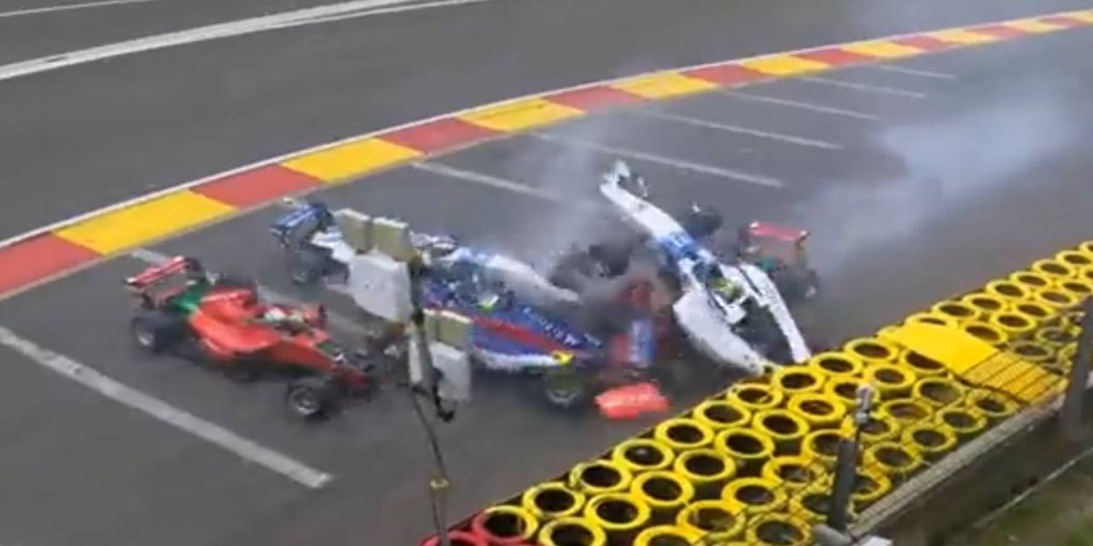 Visser e Agren são levadas ao hospital após forte acidente em classificação na Bélgica: Vídeo