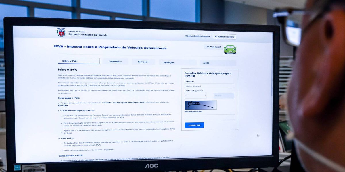 Receita Estadual lança novo portal sobre o IPVA e tributo de causa mortis