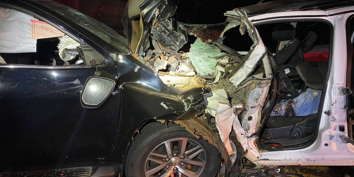 Duas pessoas morrem em colisão frontal na BR-369 em Corbélia