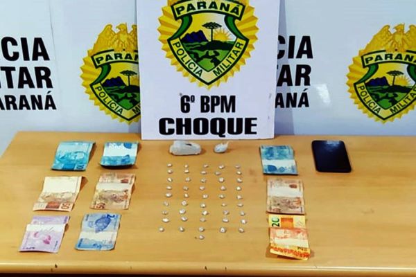 Pelotão de Choque detém indivíduo por tráfico de drogas no Bairro 14 de Novembro