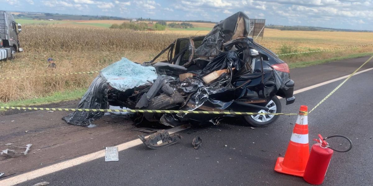 Identificada vítima fatal de colisão frontal na BR-369 em Cascavel