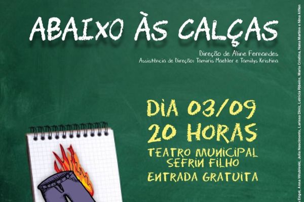 Alunas de Teatro do Programa Cultura em Ação apresentam espetáculo gratuito nesta sexta-feira (3)