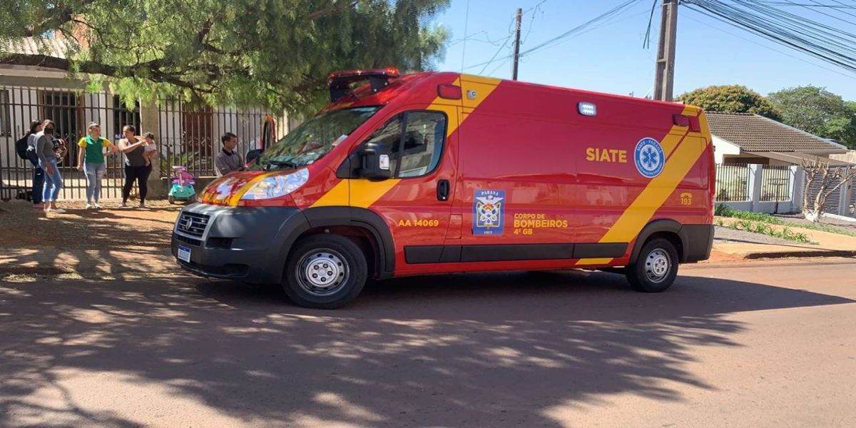 Criança é atropelada na Rua Bororós no Bairro Santa Cruz