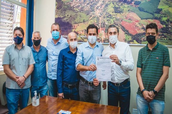 Pacheco e prefeito Leonir assinam ordens de serviço de R$ 300 mil para a saúde