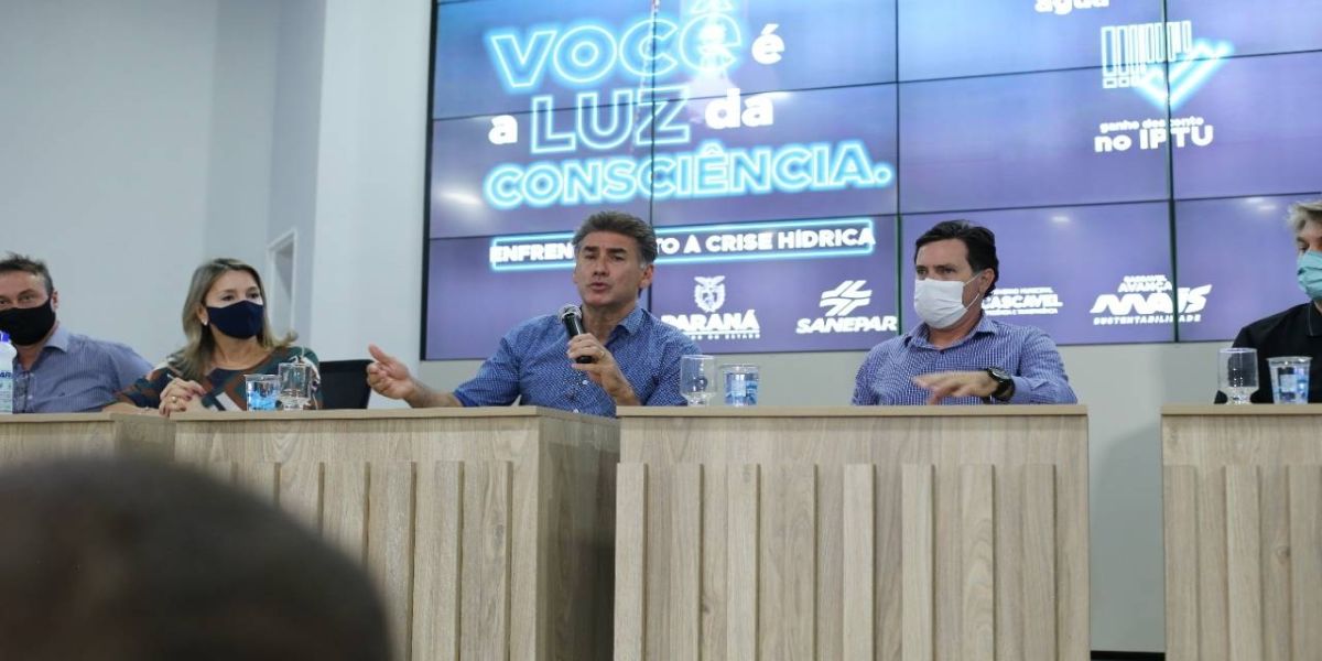 Cascavel lança campanha para reduzir impactos da crise hídrica