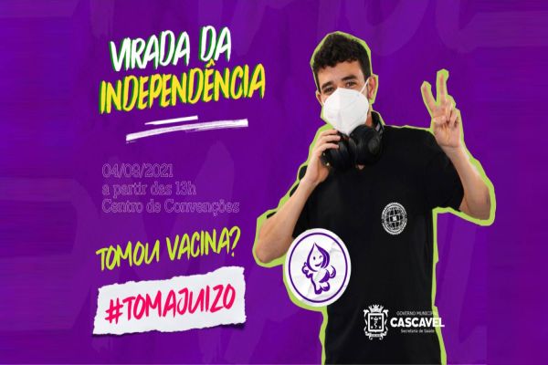 Prefa organiza Virada da Independência para vacinar 20 anos ou mais, em Cascavel