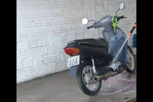 Internauta pede ajuda para encontrar moto furtada no Bairro Alto Alegre em Cascavel