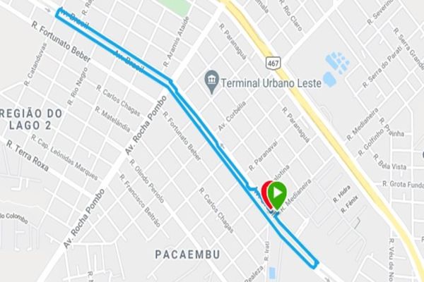 Transitar recomenda atenção na Avenida Brasil 'Região Leste', durante a corrida noturna neste sábado