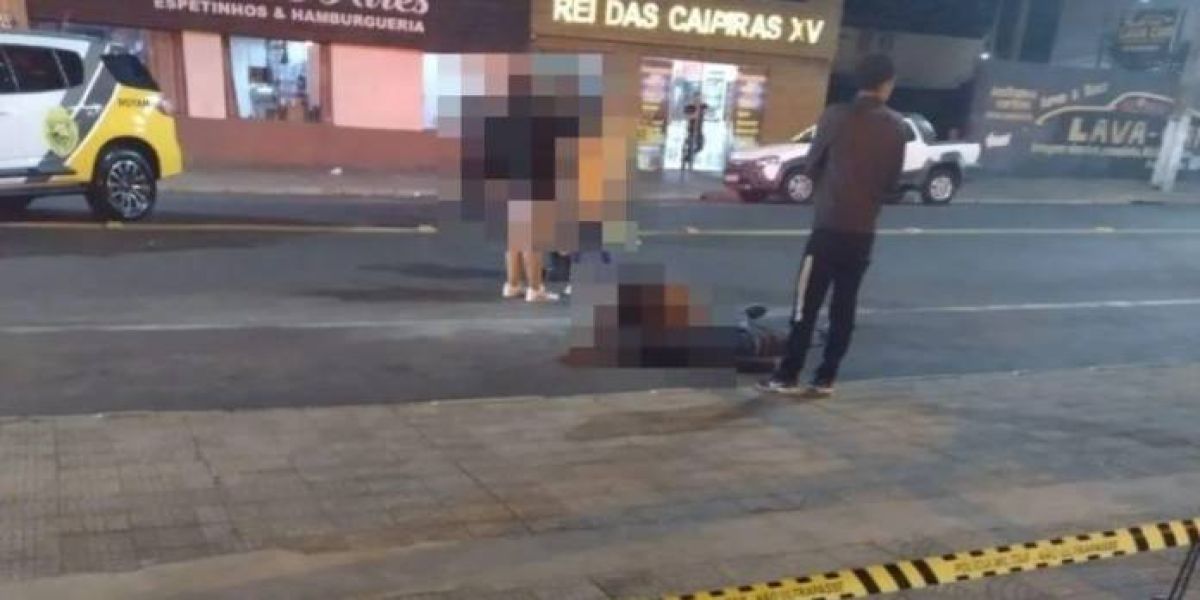 Briga generalizada acaba com homem morto com tiro na cabeça no centro de Guarapuava