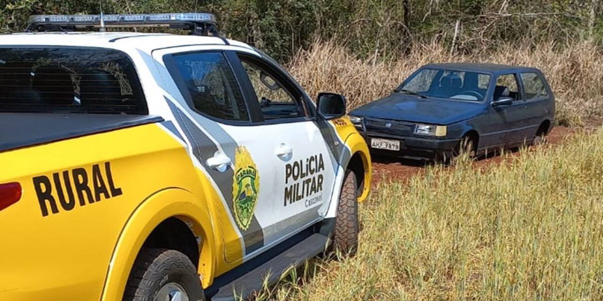 Polícia Militar recupera Fiat/Uno Mille Fire furtado no contorno oeste em Cascavel