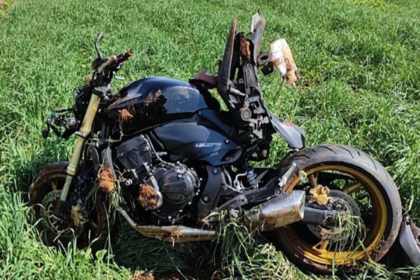 Jovem de 26 anos sofre acidente com moto na BR-277