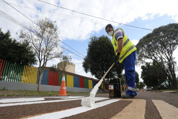 Transitar investe mais de R$ 3 milhões em sinalização horizontal para atender demandas da população