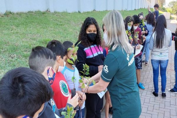 Semana da Árvore: Alunos da Escola Municipal Gladis Tibola realizam plantio de Ipês-Amarelos
