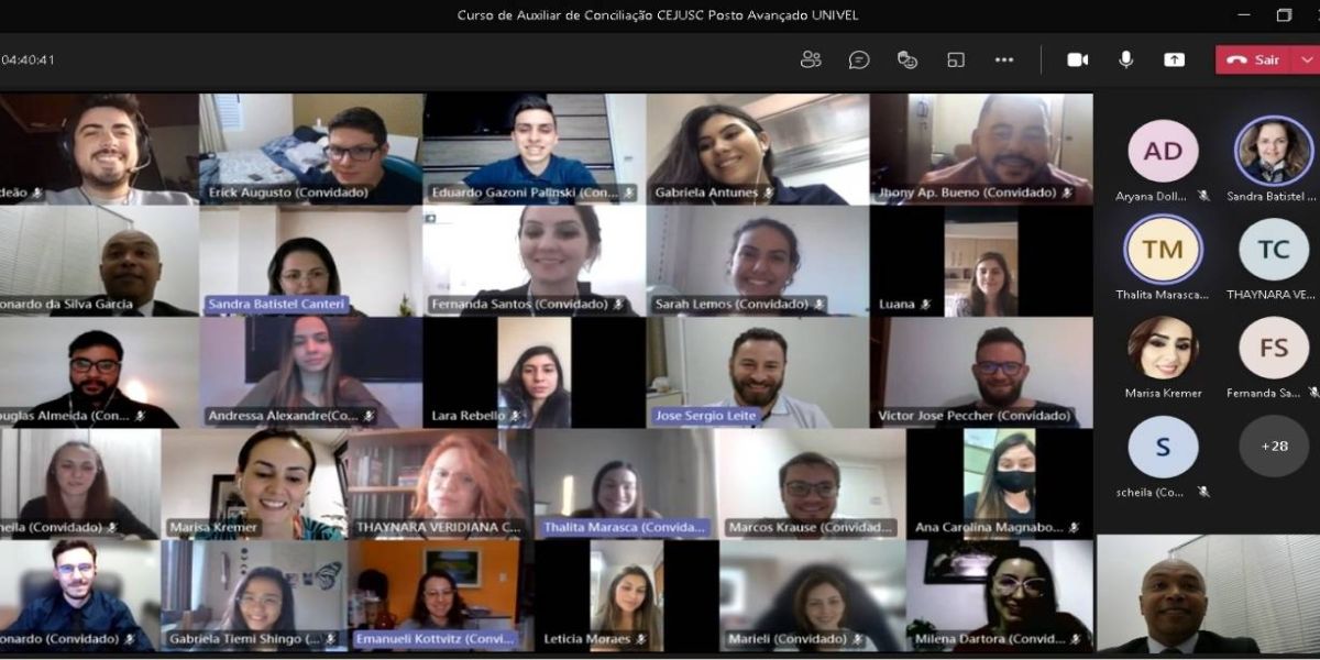 CEJUSC - Posto Avançado Univel promove curso de Auxiliar de Conciliação