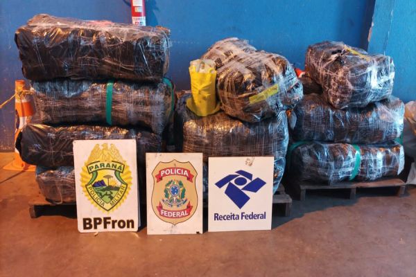 Forças de segurança apreendem mercadorias descaminhadas em Foz do Iguaçu