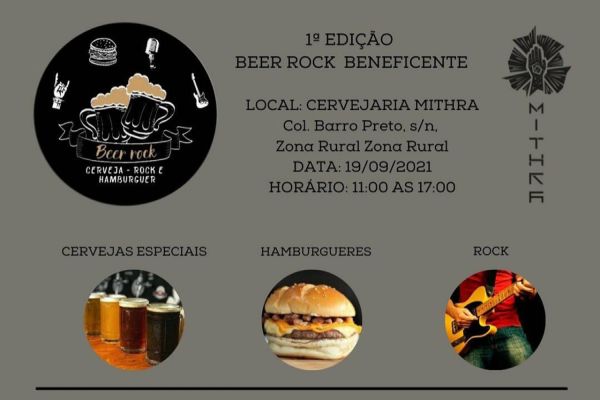 Núcleo de Cervejas Especiais promove o Beer Rock Beneficente