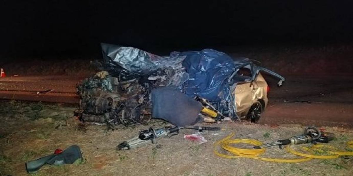 Homem de 30 anos morre após colisão de trânsito na PR-585 entre São Pedro do Iguaçu e Toledo