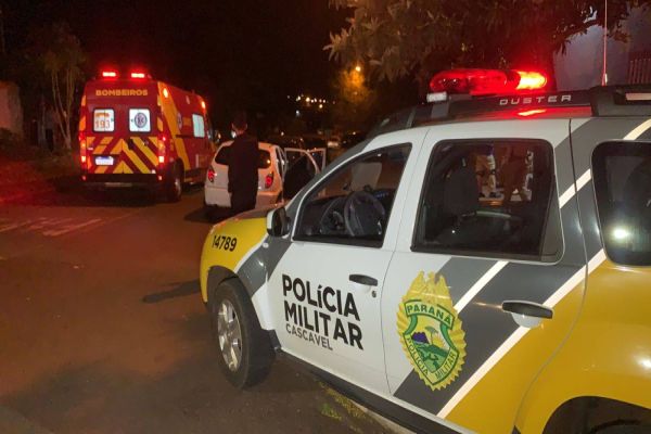 Imagem referente a notícia: Motociclista fica ferido após colisão de trânsito na Rua Maracaí