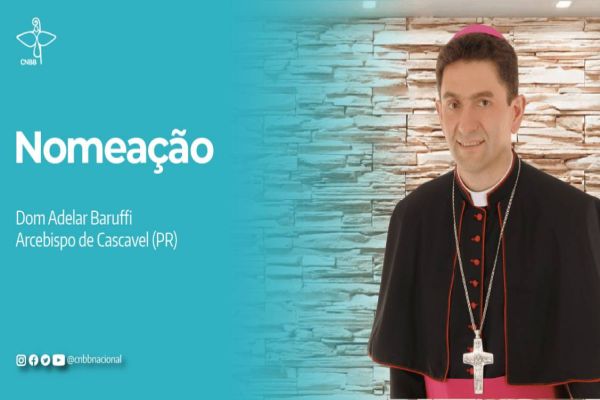 Imagem referente a notícia: Papa Francisco nomeia Dom Adelar Baruffi como novo Arcebispo de Cascavel; Veja a mensagem de Adelar
