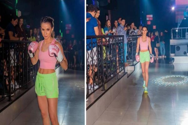 Atleta da Confederação Brasileira de Kickboxing é destaque de desfile em Cascavel