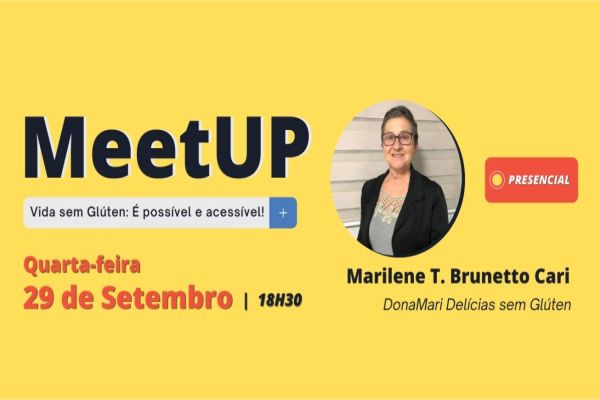 Vida sem glúten é o tema de Meetup desta 4ª da AcicLabs