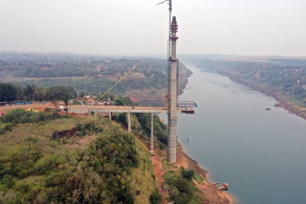 Ponte da Integração Brasil-Paraguai deve ficar pronta em setembro de 2022