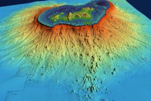 Imagem referente à notícia: Pesquisadores descobrem vulcão submarino com a maior erupção já documentada