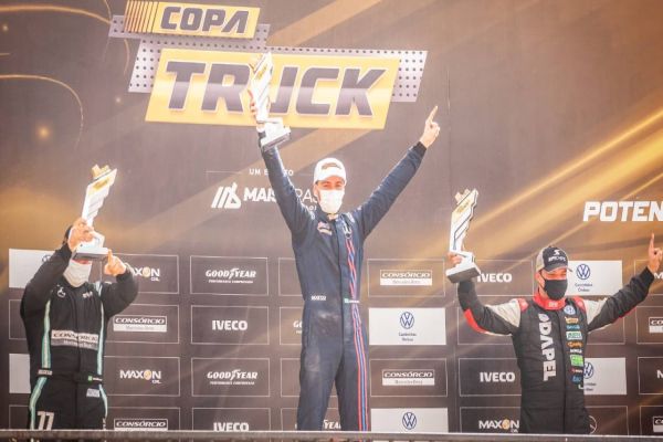 Copa Truck: Depois de largar em 19º, Dirani vence em estreia no autódromo Potenza