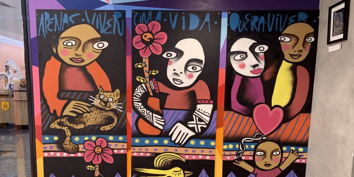 Exposição de grafiteiro retrata animais silvestres e pode ser visitada em shopping de Cascavel