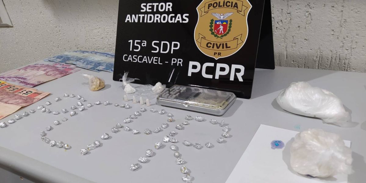 Polícia Civil apreende adolescentes com cocaína no Loteamento Barcelona