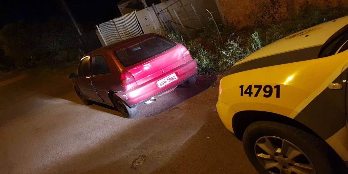 VW/Gol é recuperado pela UPS Santa Cruz no Bairro Esmeralda