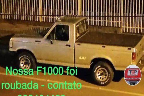 Caminhonete F1000 é furtada na Rua Fortaleza e Câmera de segurança registra a ação dos marginais