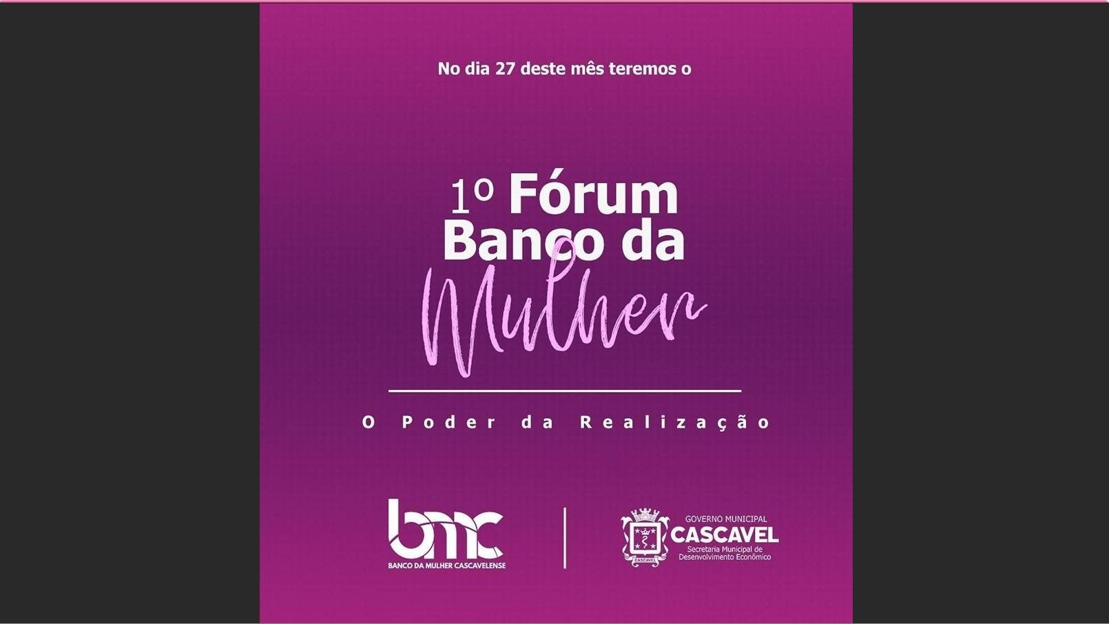 Semdec promove fórum sobre empreendedorismo feminino