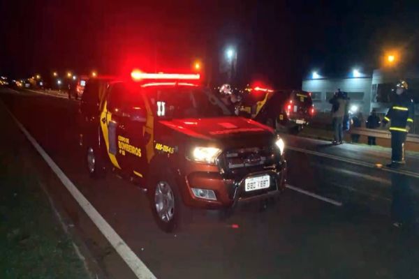 Imagem referente a notícia: Homem morre vítima de atropelamento na BR-277, em Cascavel