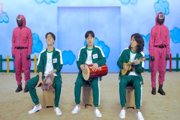 Grupo coreano de pagode celebra sucesso de Round 6 no Brasil com cover de Péricles