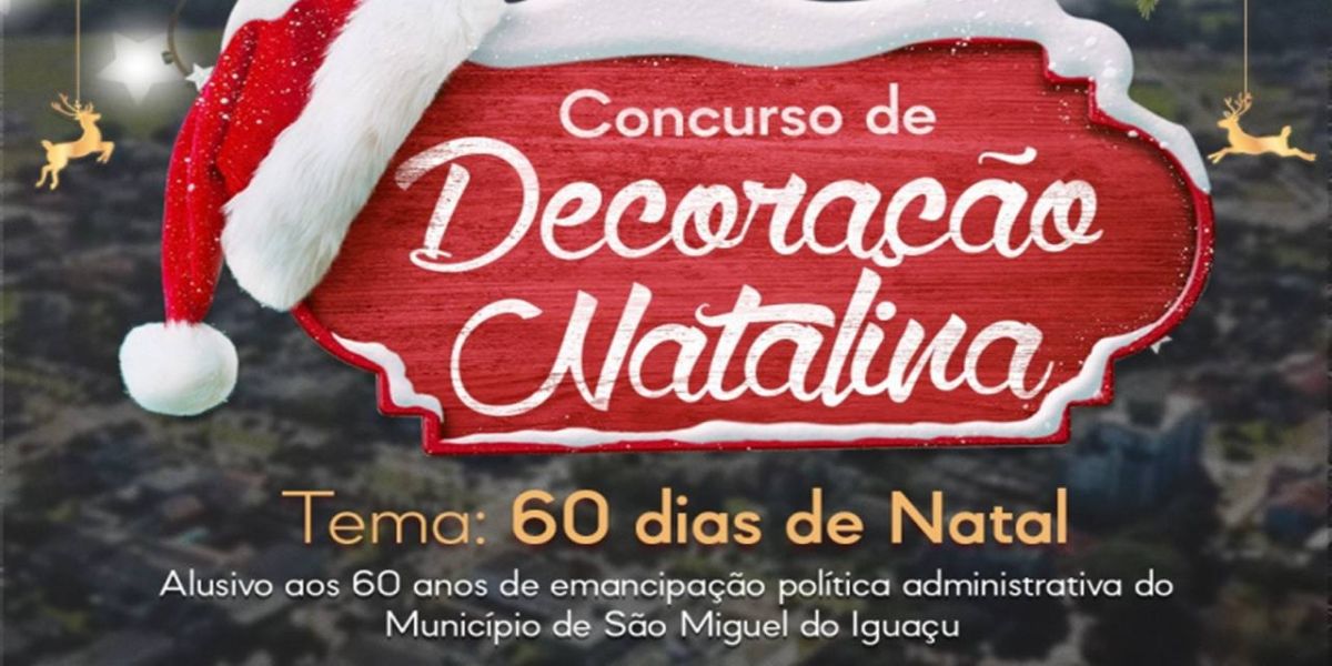 ACISMI lança o Concurso "Decoração Natalina de Vitrine e Residência 2021"