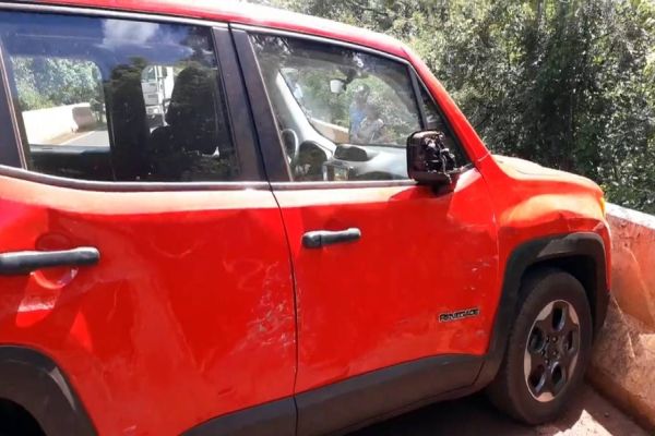 Carro colide contra caminhão, próximo ao Rio do Peixe em Tupãssi